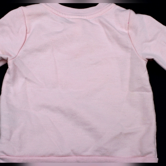 Baby Girls 12M Sweatshirt Bundle – 2 Pieces – Pink - Picture 6 of 6